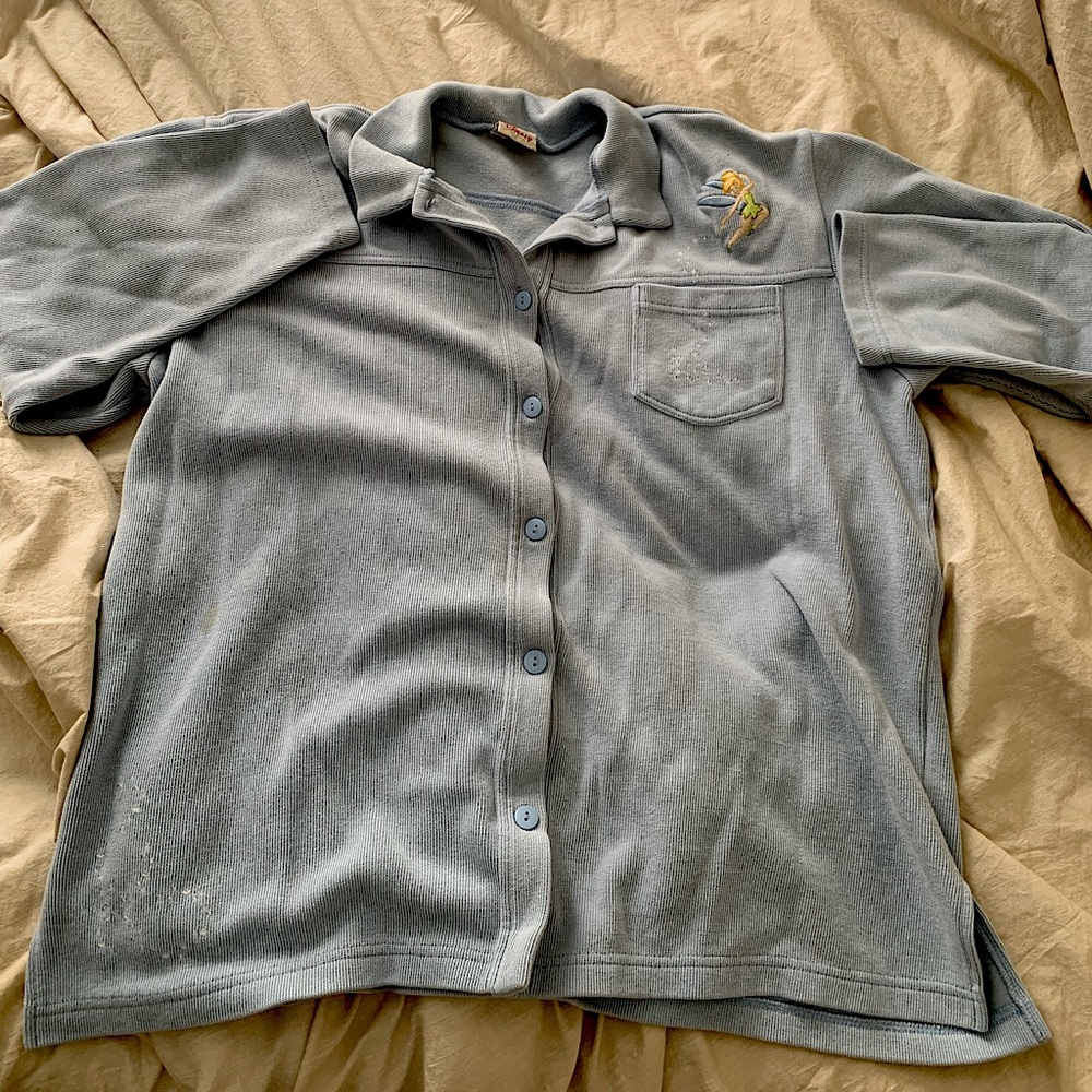 Vintage Disney Cardigan w/ Tinkerbell embroidered
